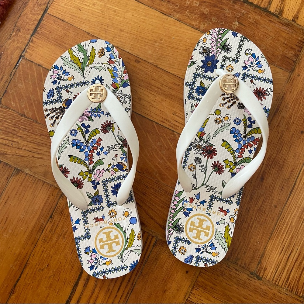 New Tory Burch Flip Flops